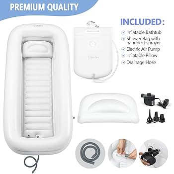 匿名配送　COREFIT Bath Combo Portable Bath Tub for Adults - Large 88 Gal Foldable Soaking